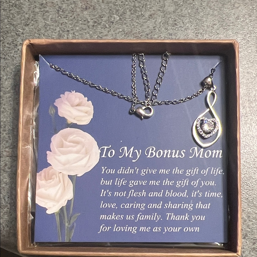 Silver Infinity Heart Necklace